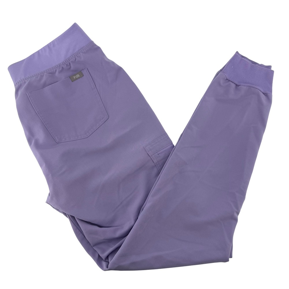 Figs Lavender Purple Jogger Scrub Pants